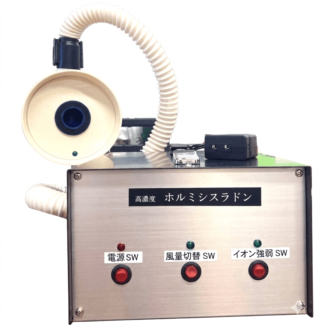 自宅で使えるホルミシス吸引器 ガイアイオンNE型